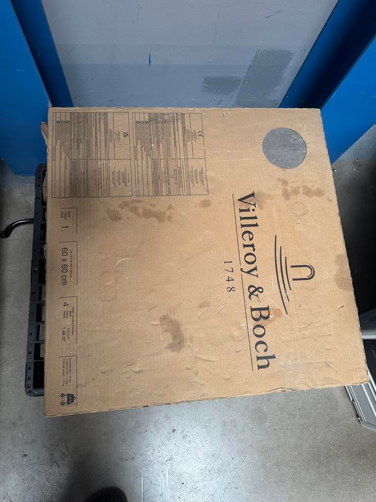 Villeroy & Boch tegels 60x60 Atlanta Dark Coffee Matt, Overige materialen, 60 cm of meer, Nieuw, Ophalen of Verzenden
