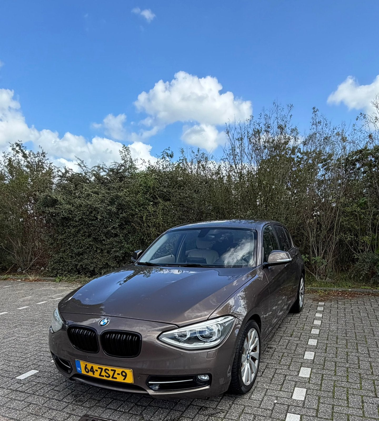 BMW 116i 1.6 | Automaat | 100kW - 136 pk | Xenon/LED, Auto's, Beige, 4 cilinders, Bruin, 1200 kg