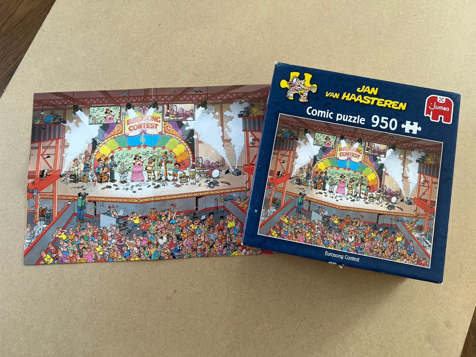 Jan van Haasteren eurosong contest, Ophalen of Verzenden, 500 t/m 1500 stukjes, Nieuw, Legpuzzel