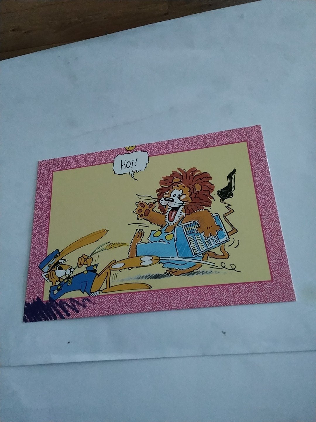 Vintage Postbank Pennierekening Ansichtkaart 1995, Ophalen of Verzenden, 1980 tot heden, Ongelopen
