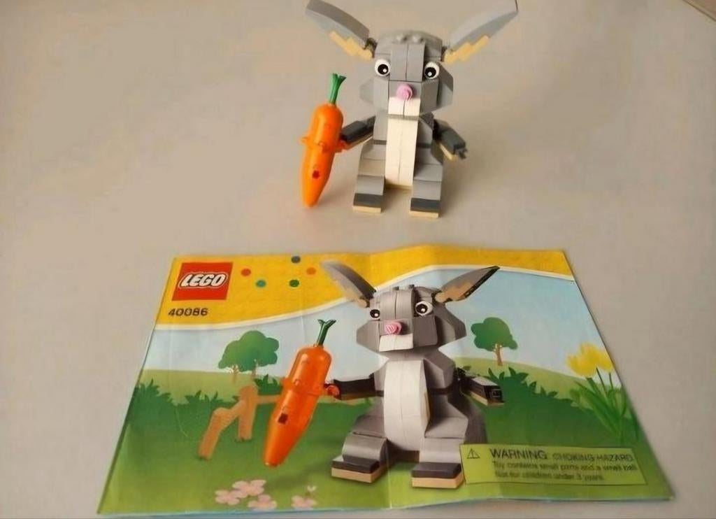 Lego Paashaas met wortel (40086), Lego, Ophalen of Verzenden, Complete set, Compleet