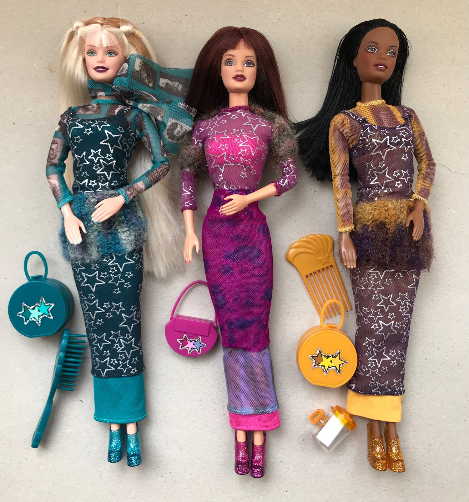 1999 Mattel Hollywood Nails Barbie, Teresa en Christie, Verzamelen, Ophalen of Verzenden, Zo goed als nieuw, Pop