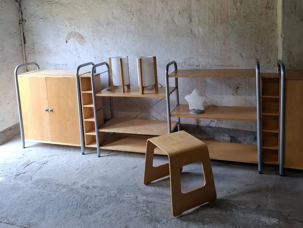 vintage ikea  wandmeubel Niklas, Huis en Inrichting, Kasten | Wandmeubels, Met deur(en), 100 tot 150 cm, 300 cm of meer, Zo goed als nieuw