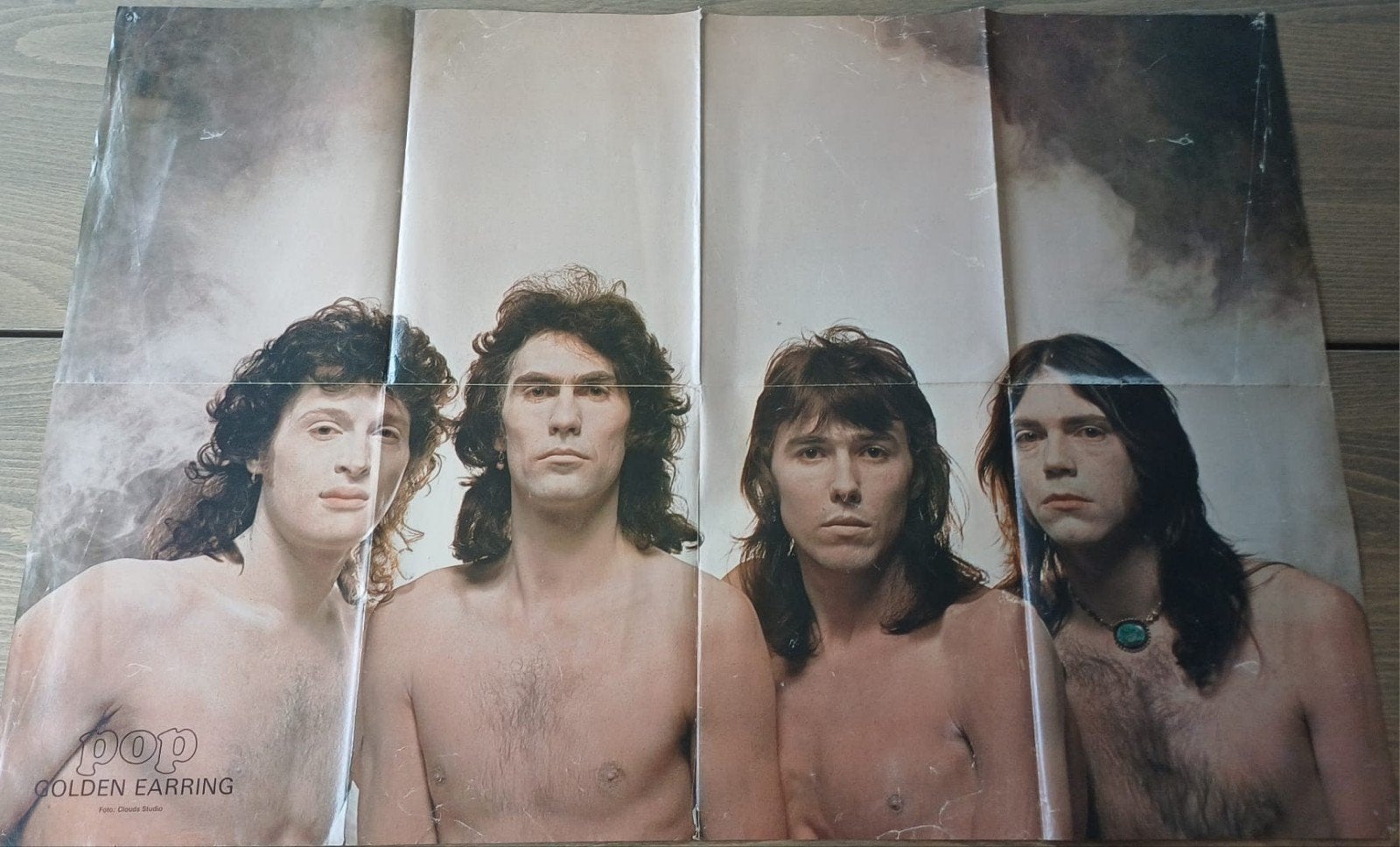 Poster - Golden Earring - 56 x 83 cm., Ophalen of Verzenden, Gebruikt, Rechthoekig Liggend, Muziek
