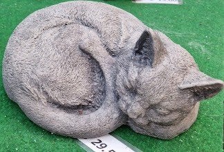 Deze poes verdient een mooi plekje in de tuin !, Ophalen, Nieuw, Beton, Dierenbeeld