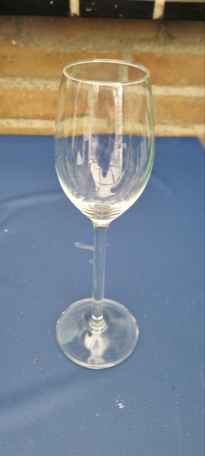 3 champagne glazen, Ophalen of Verzenden, Zo goed als nieuw, Overige typen