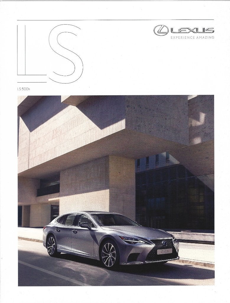 Brochure Lexus LS 500h 2021, Ophalen of Verzenden, Gelezen, Overige merken