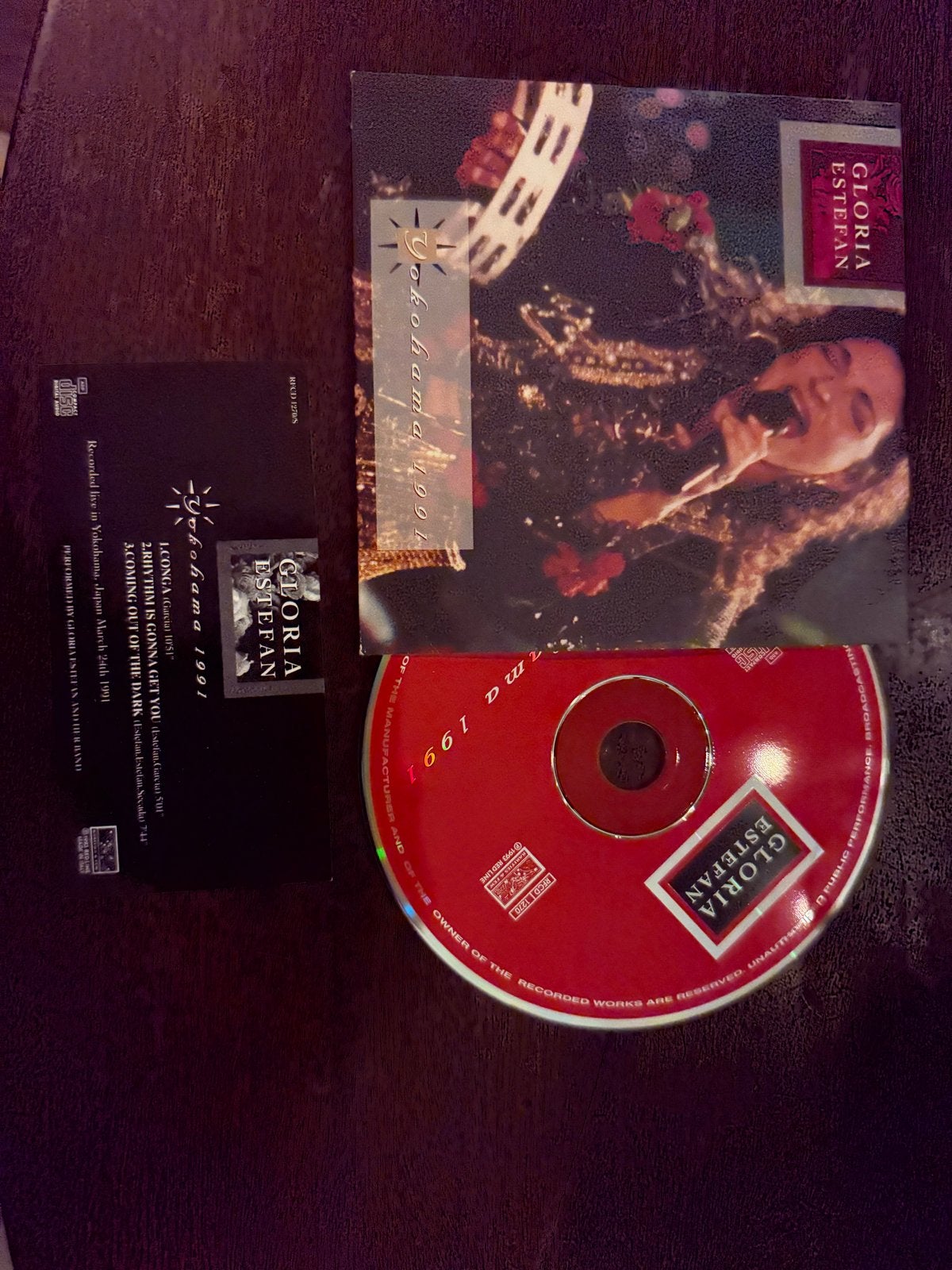 Gloria Estefan - Yokohama 1991 CD + Promo CD Single, Gebruikt, Pop, Ophalen of Verzenden, Promo