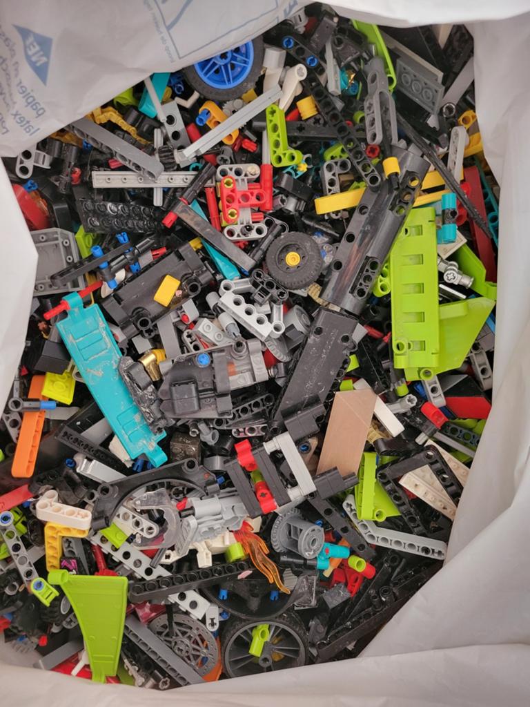 Een doos vol losse lego, Ophalen of Verzenden, Gebruikt