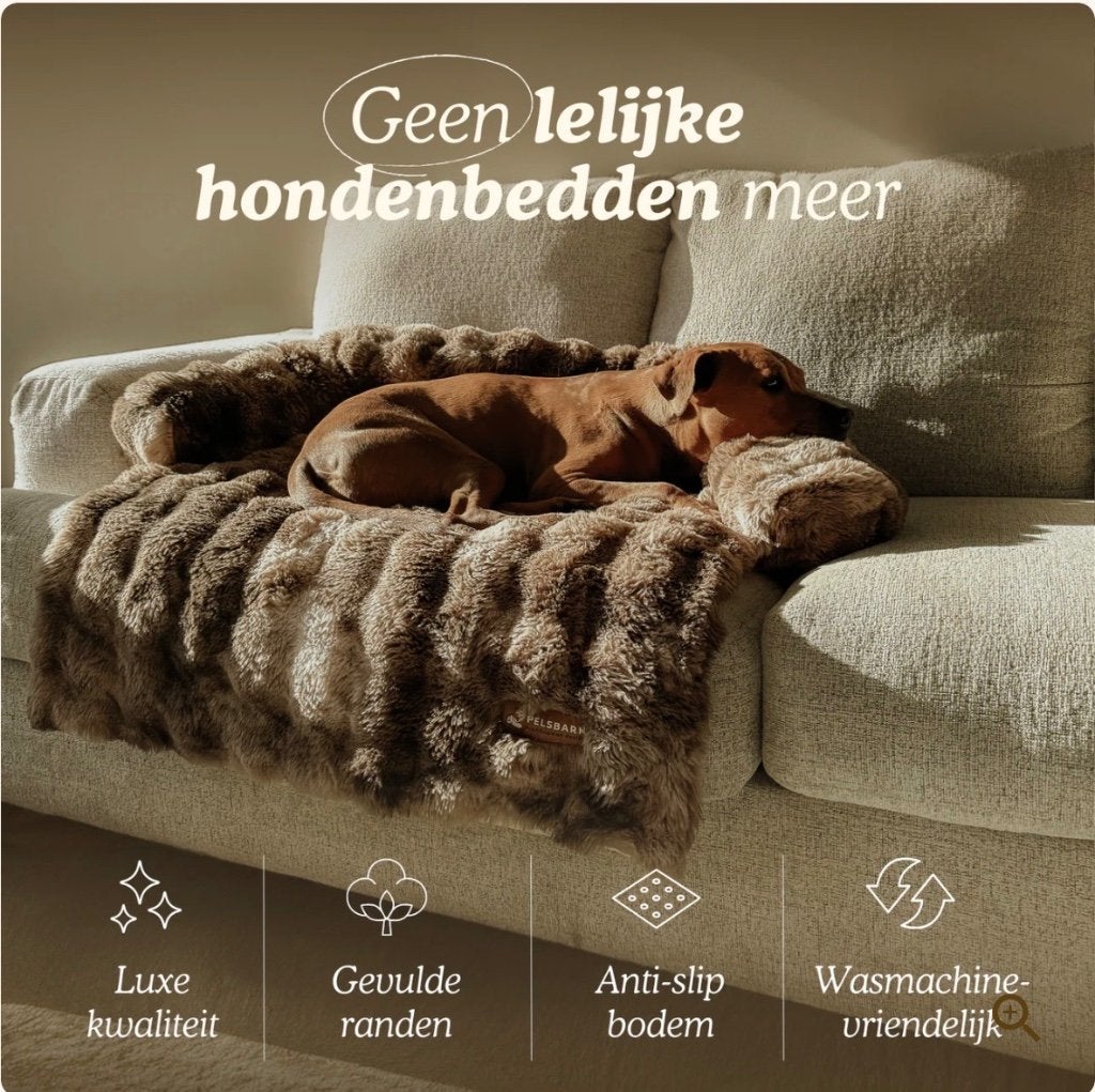 2x pelsbarn hondenbed maat M/L, Ophalen of Verzenden, Nieuw, Stof