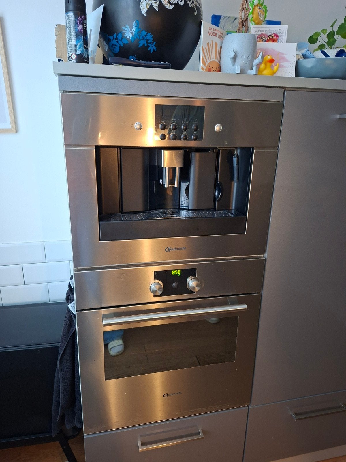 Bauknecht koffiemachine (defecte maler), Ophalen, Niet werkend, Koffiemachine, Koffiebonen