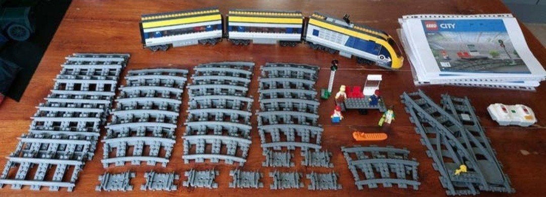 Lego City trein met extra uitbreiding rails en wissels!!, Ophalen of Verzenden, Lego, City