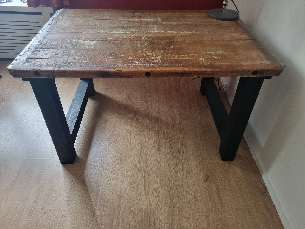 Tafel steenschot, Ophalen, Gebruikt, 100 tot 150 cm, 50 tot 100 cm