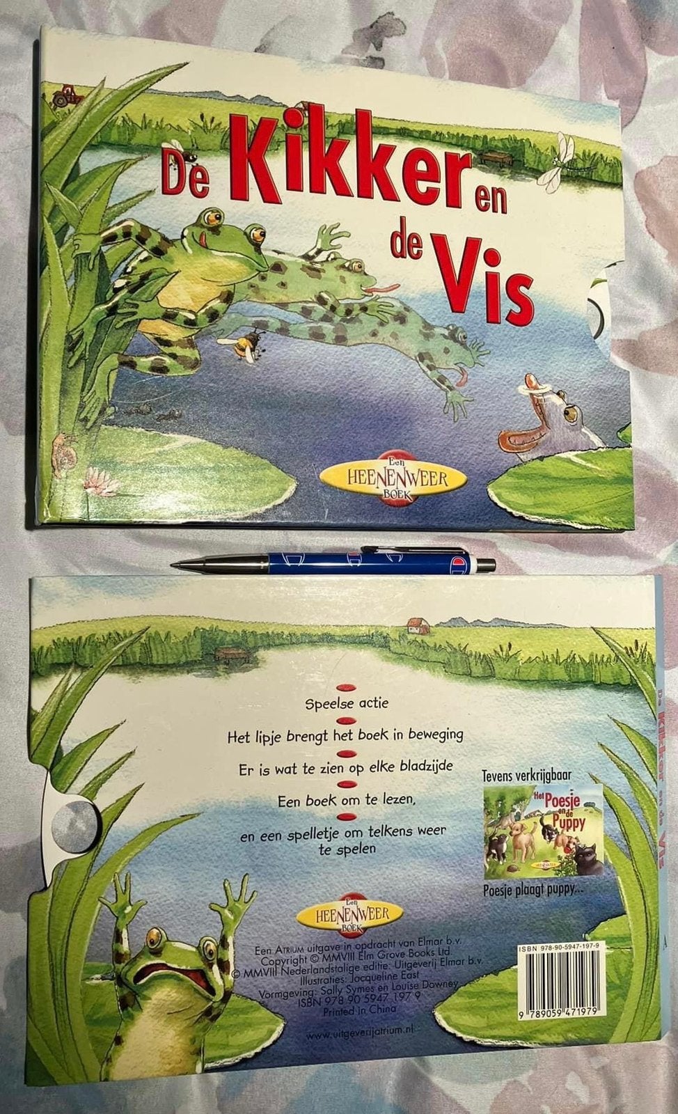 Boek kikker en de vis nw, Ophalen of Verzenden, Nieuw