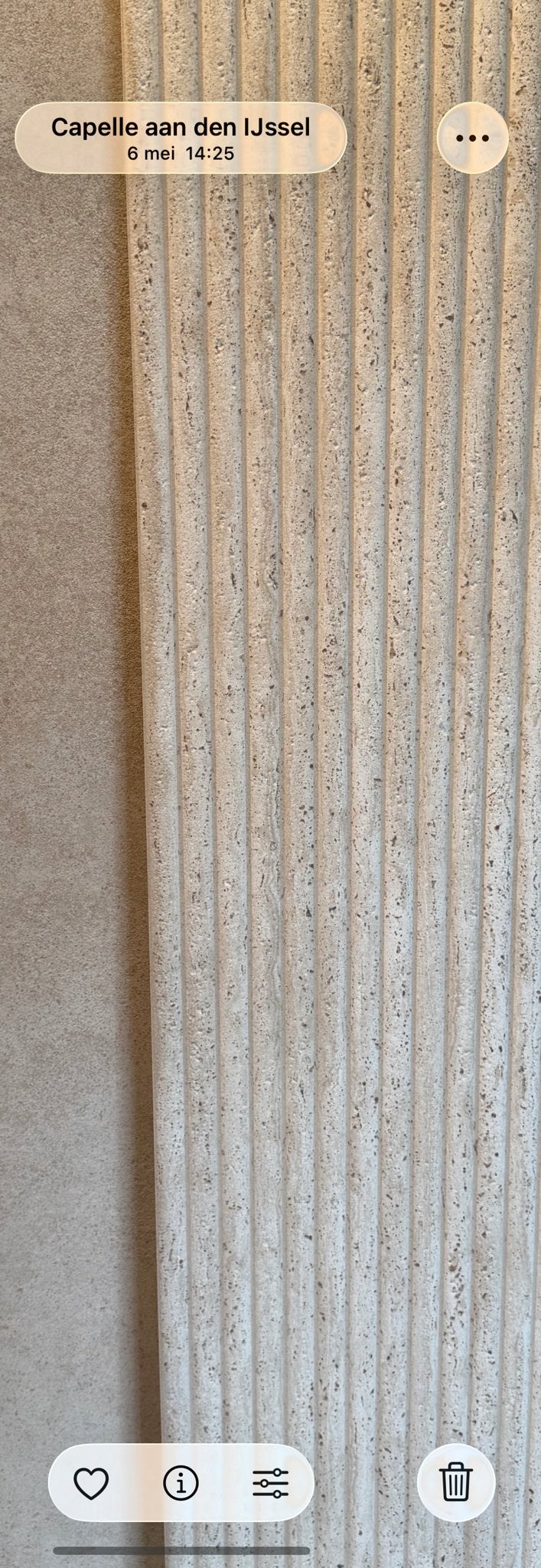 Ribbel wandtegel - 60 x 159 cm - Porcelanosa, Ophalen, 60 cm of meer, 40 tot 60 cm, Nieuw