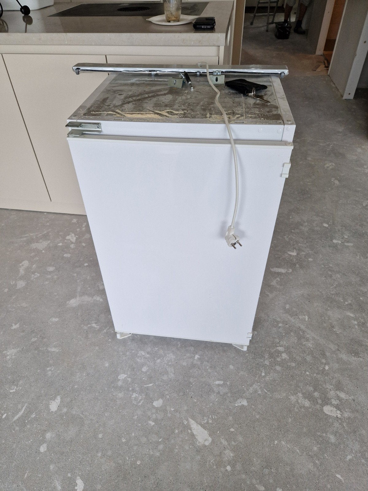 Gratis op te halen inbouwkoelkast met 3sterren vriesvak, Ophalen, Gebruikt, Inbouw, 85 tot 90 cm