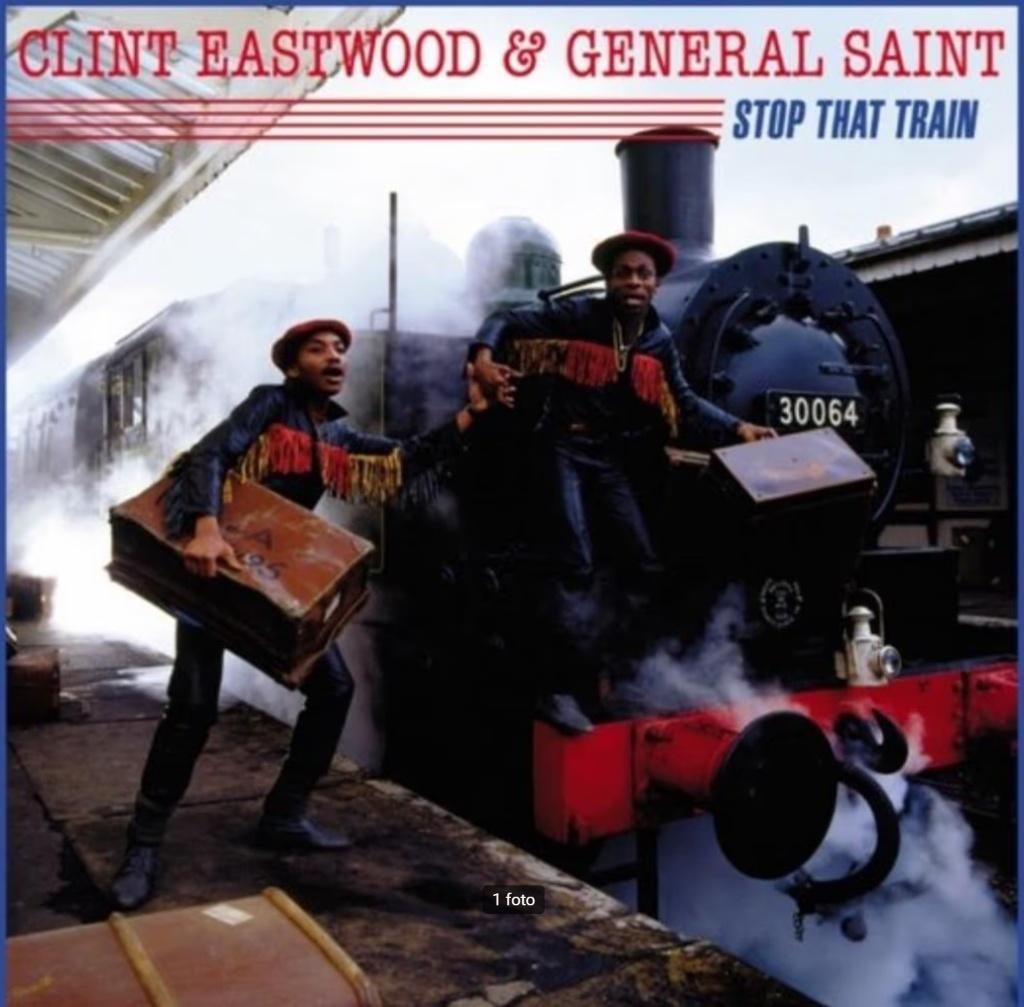 LP Clint Eastwood & General Saint - Stop That Train, Ophalen of Verzenden, 1980 - 1989, Gebruikt, 12 inch