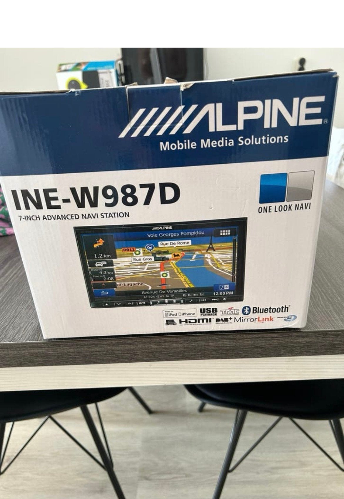 Alpine INE-W987D incl navigatie, Auto diversen, Autonavigatie, Ophalen, Zo goed als nieuw