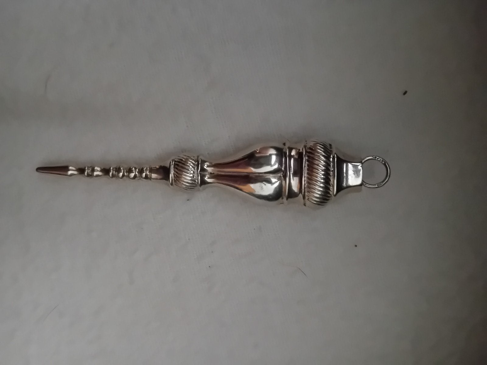 Zilveren Naaldenkoker/Etui met Decoratieve Details, Ophalen of Verzenden