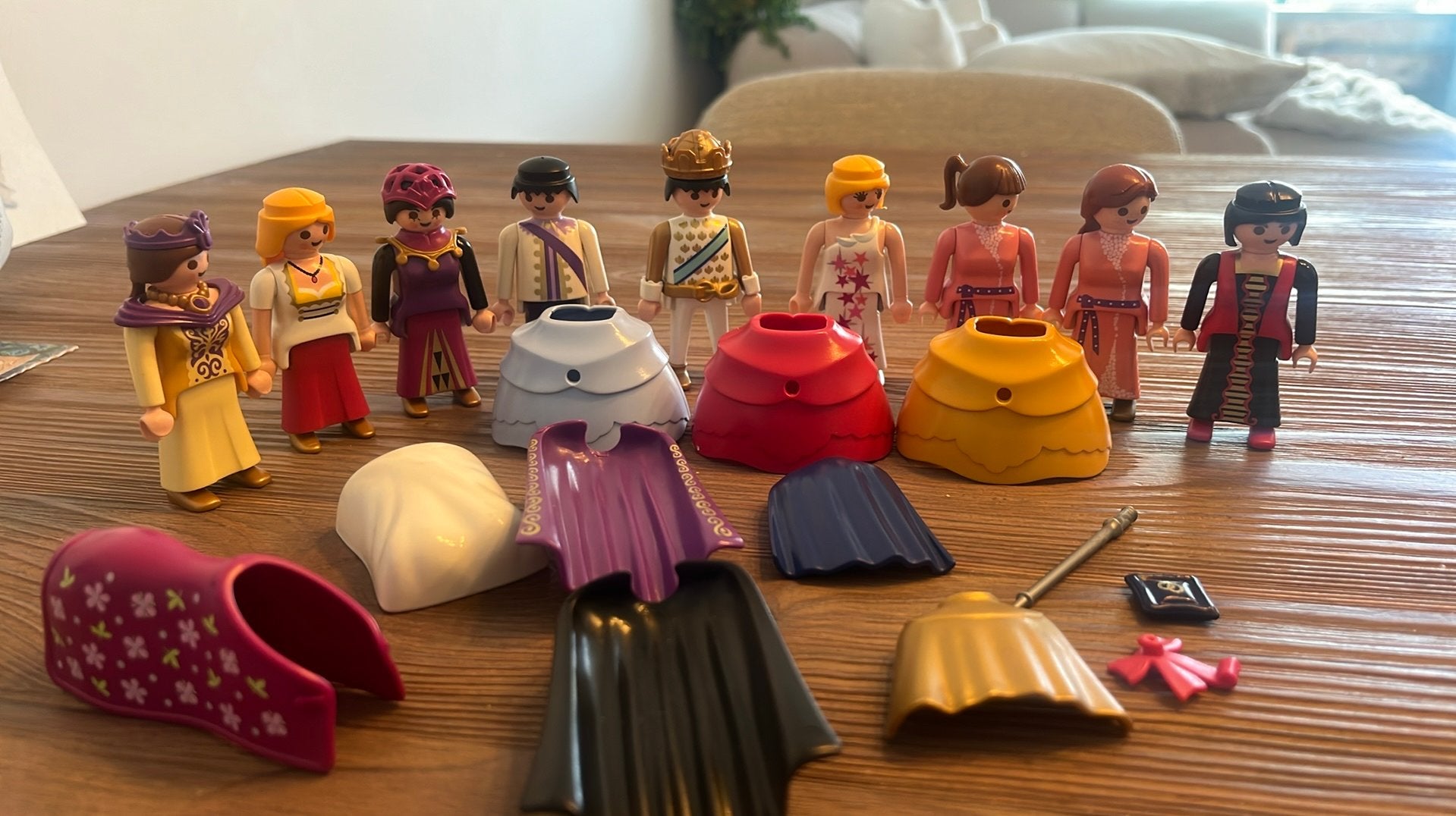 Playmobil prinsessen, prinsen en jurken, Ophalen of Verzenden, Zo goed als nieuw