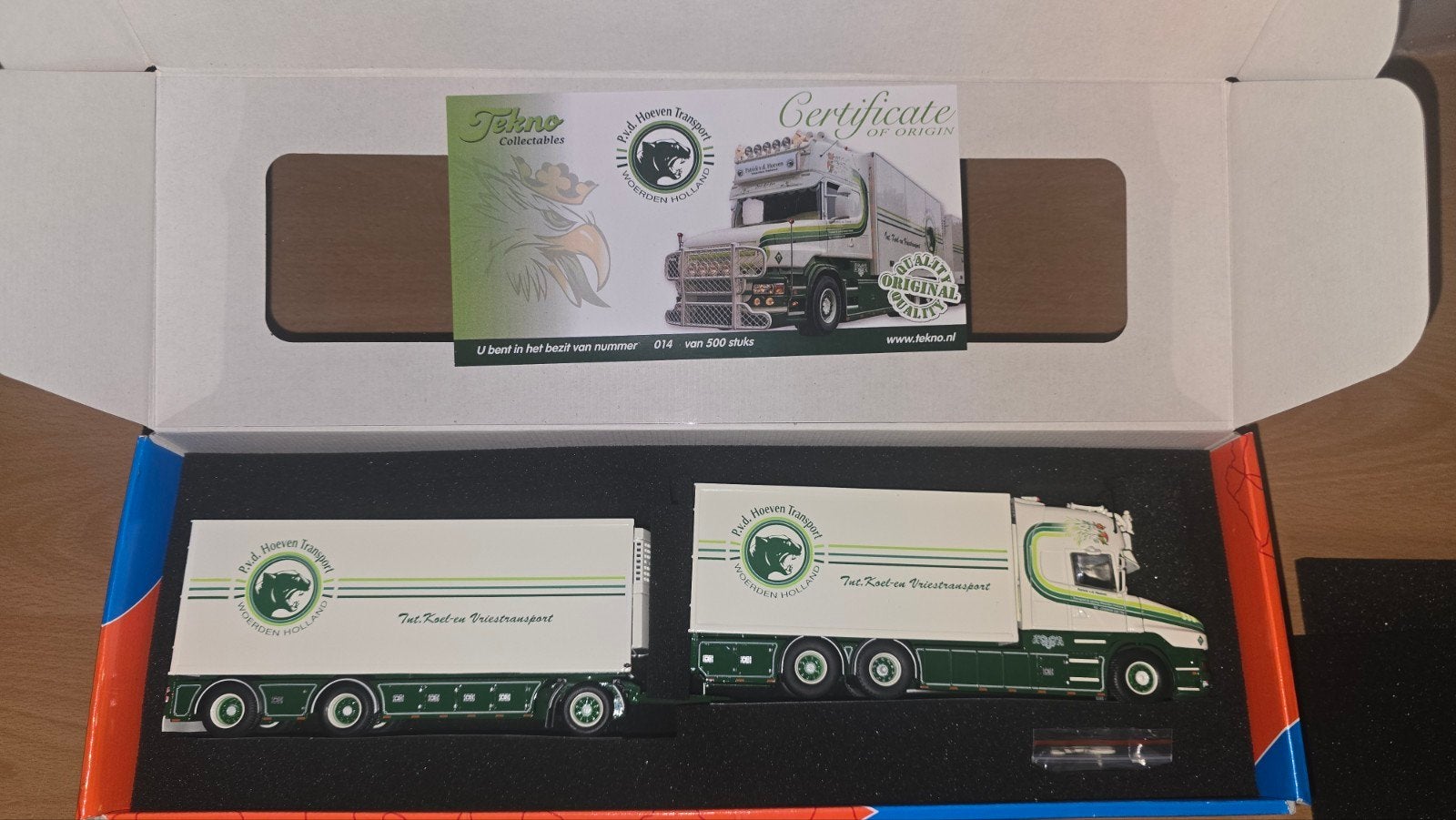 Tekno Model Vrachtwagen patrick van den hoeven Transport, 1:50 of kleiner, Nieuw, Truck, Ophalen