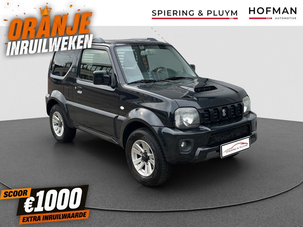 Suzuki Jimny 1.3 Exclusive | 4WD | 4-Persoons | Trekhaak, Auto's, Suzuki, Bedrijf, Te koop, Jimny, 4x4, ABS, Airbags, Airconditioning