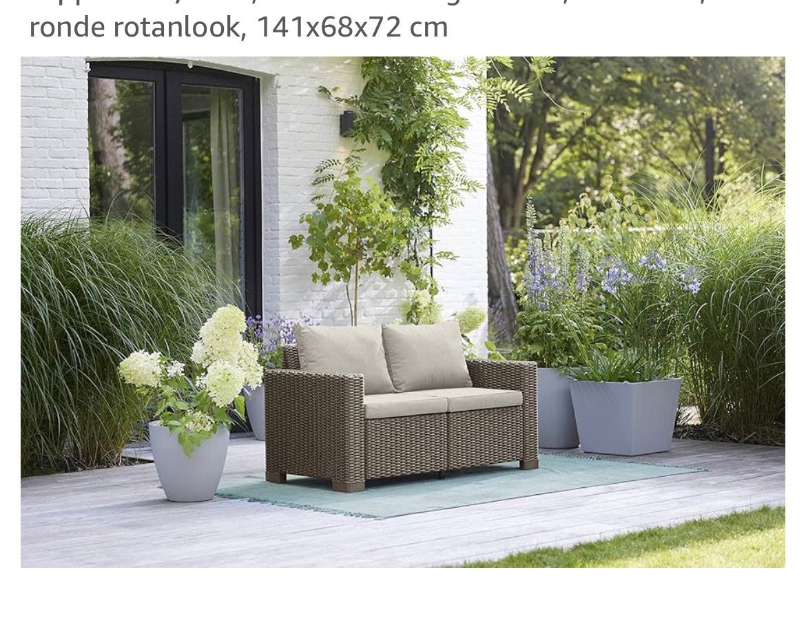 Allibert by Keter tuinbank, Tuin en Terras, Ophalen, Gebruikt, Kunststof