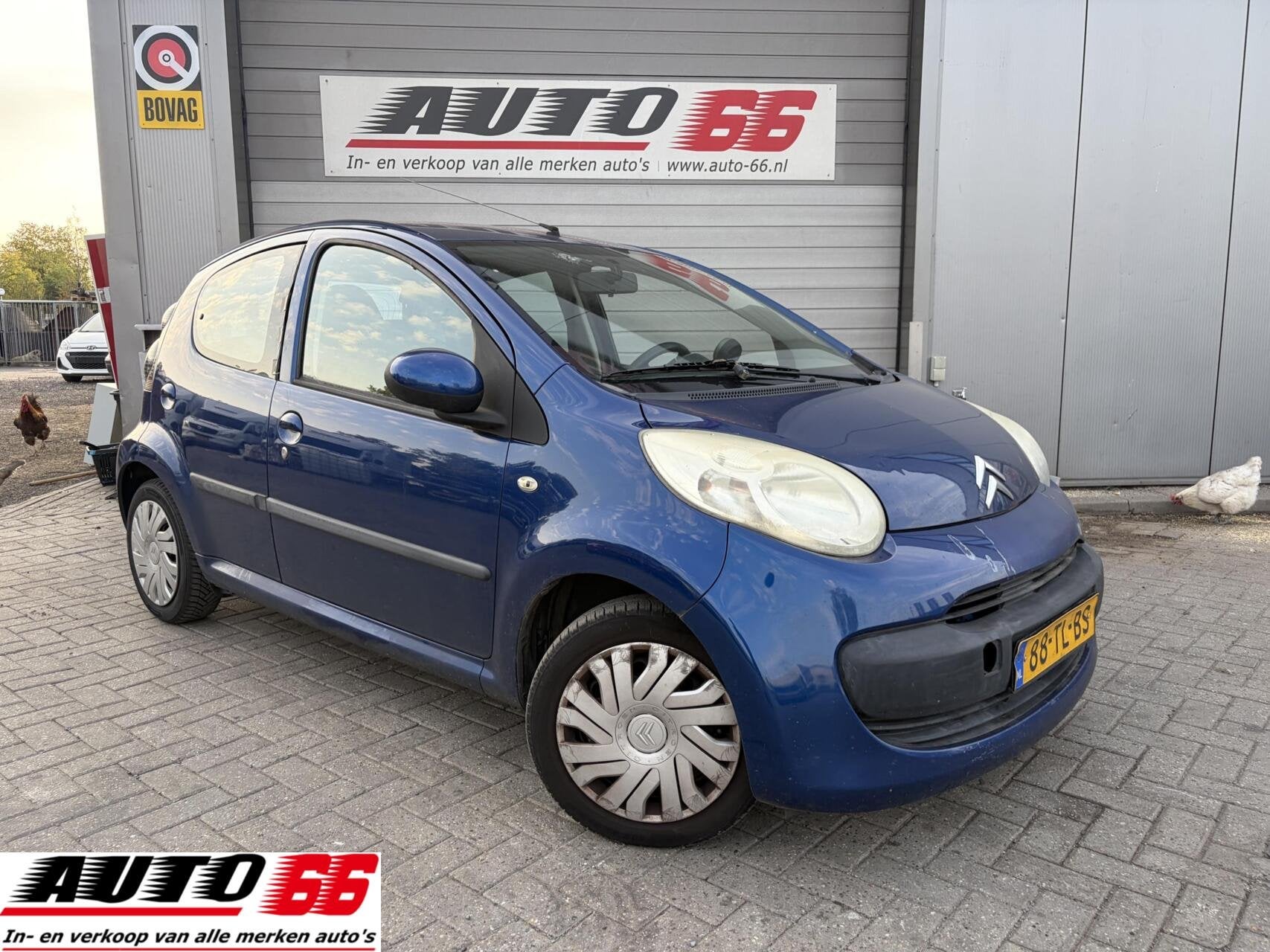 Citroen C1 1.0-12V Ambiance 5 drs AIRCO, Gebruikt, Met garantie (alle), C1, 68 pk