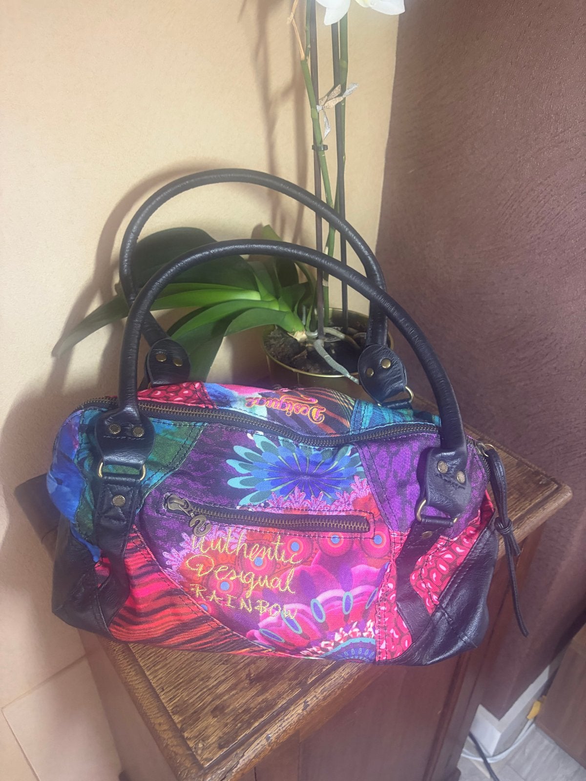 Mooie kleurrijke Desigual handtas, Ophalen, Zo goed als nieuw, Overige kleuren, Handtas