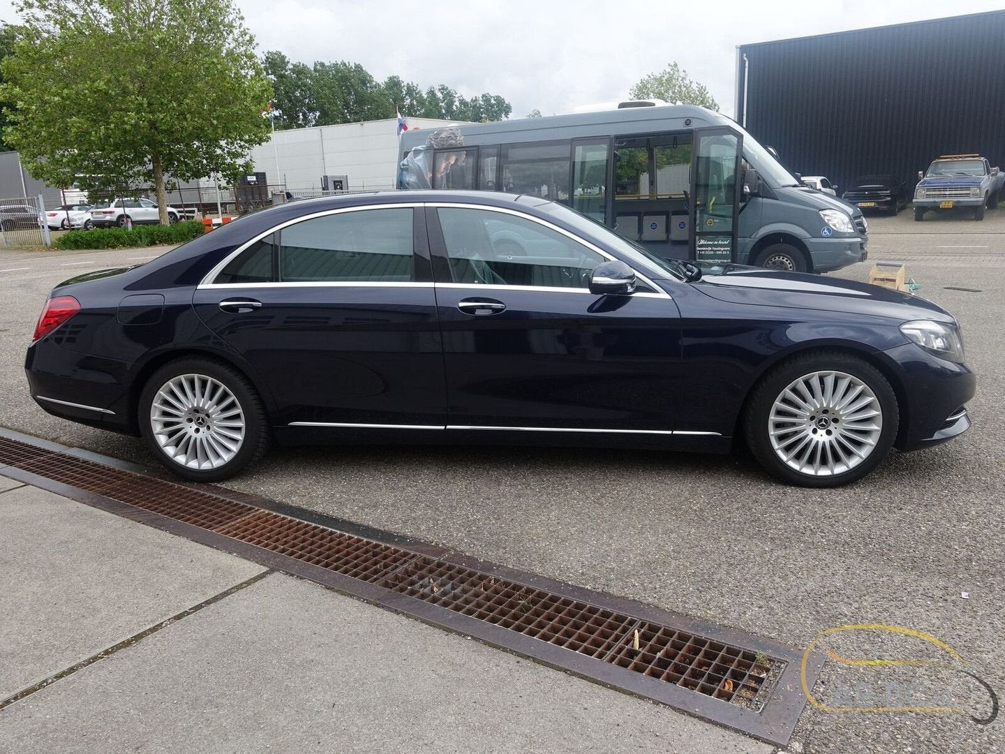 Mercedes-Benz S 350, Automaat, Blauw, Open dak, Bedrijf