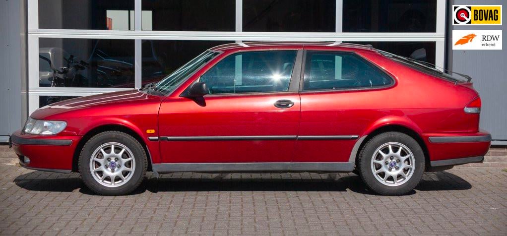 Saab 9-3 Coupé 2.0 S, Stof, Gebruikt, 4 cilinders, Metallic lak