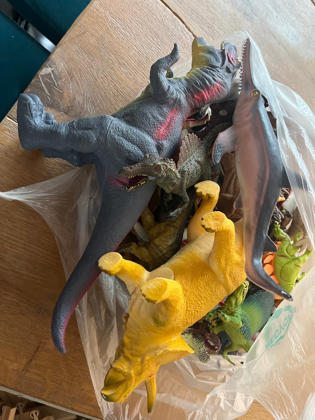 Grote verzameling dinosaurussen en andere dieren, Ophalen, Gebruikt