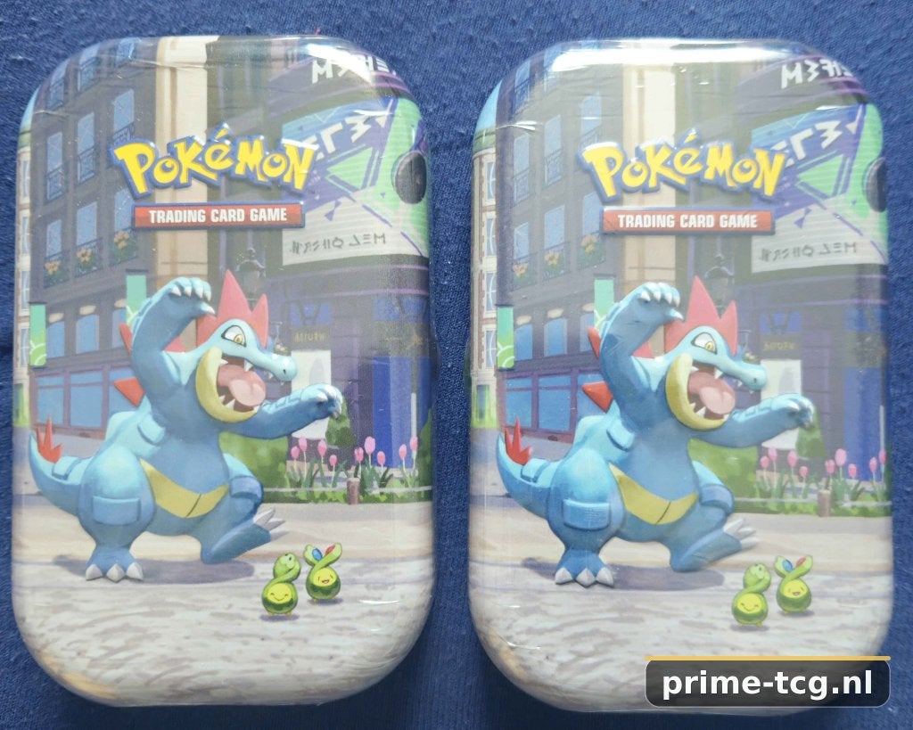 Pokémon Lumiose City – Feraligatr Mini Tin, Ophalen, Nieuw, Boosterbox, Foil