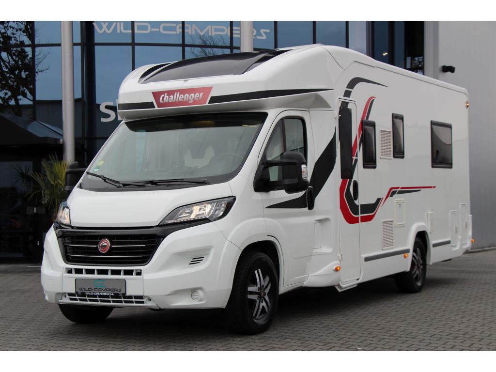 Challenger Mageo 391 Rondzit - 2x hefbed, Caravans en Kamperen, Campers, Luifel, Chemisch toilet, Fiat, Bedrijf