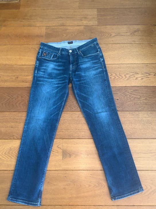 Vanguard V7 rider jeans maat 34/32 Zo goed als nieuw, Ophalen of Verzenden, Zo goed als nieuw, Blauw, W33 - W34 (confectie 48/50)
