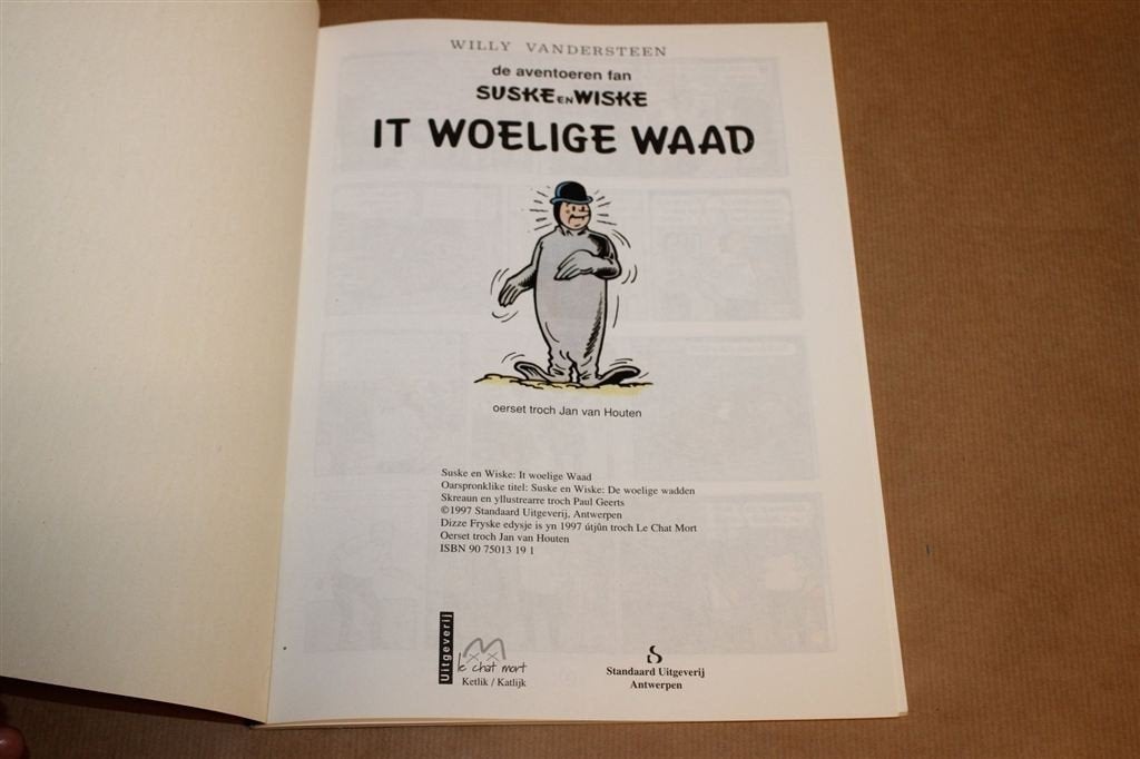 Suske en Wiske — It Woelige Waad, Friese Uitgave, Boeken, Stripboeken, Eén stripboek, Ophalen of Verzenden, Gelezen