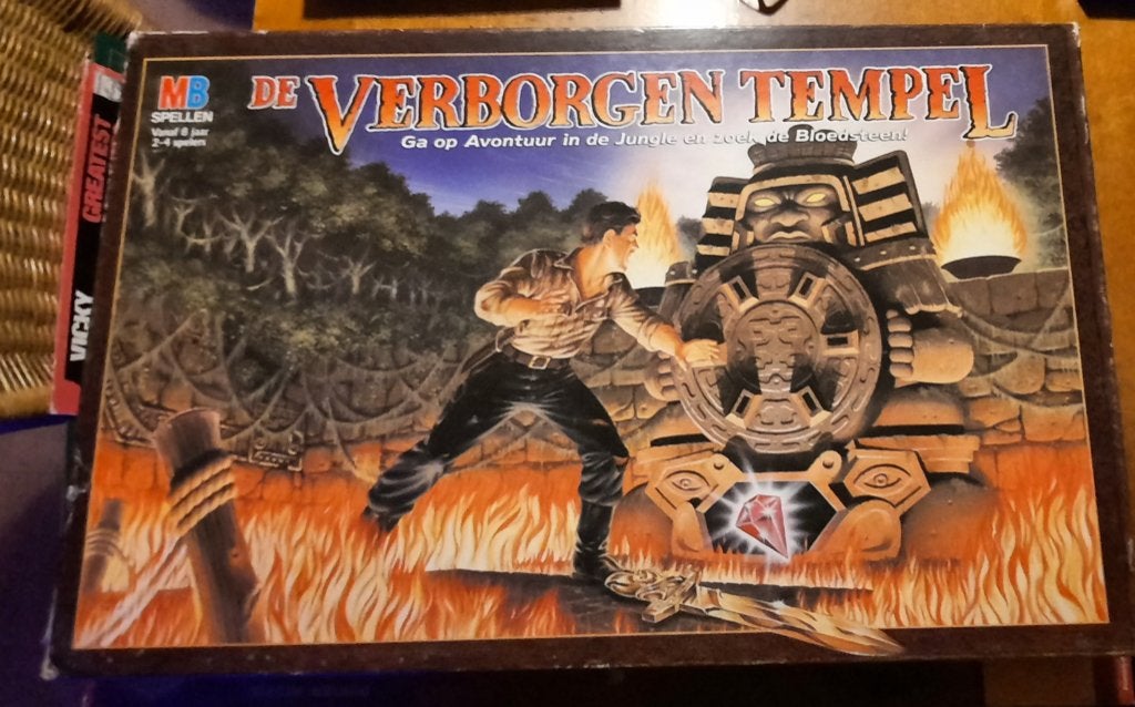 De Verborgen Tempel, indiana jones, bordspel, Ophalen of Verzenden