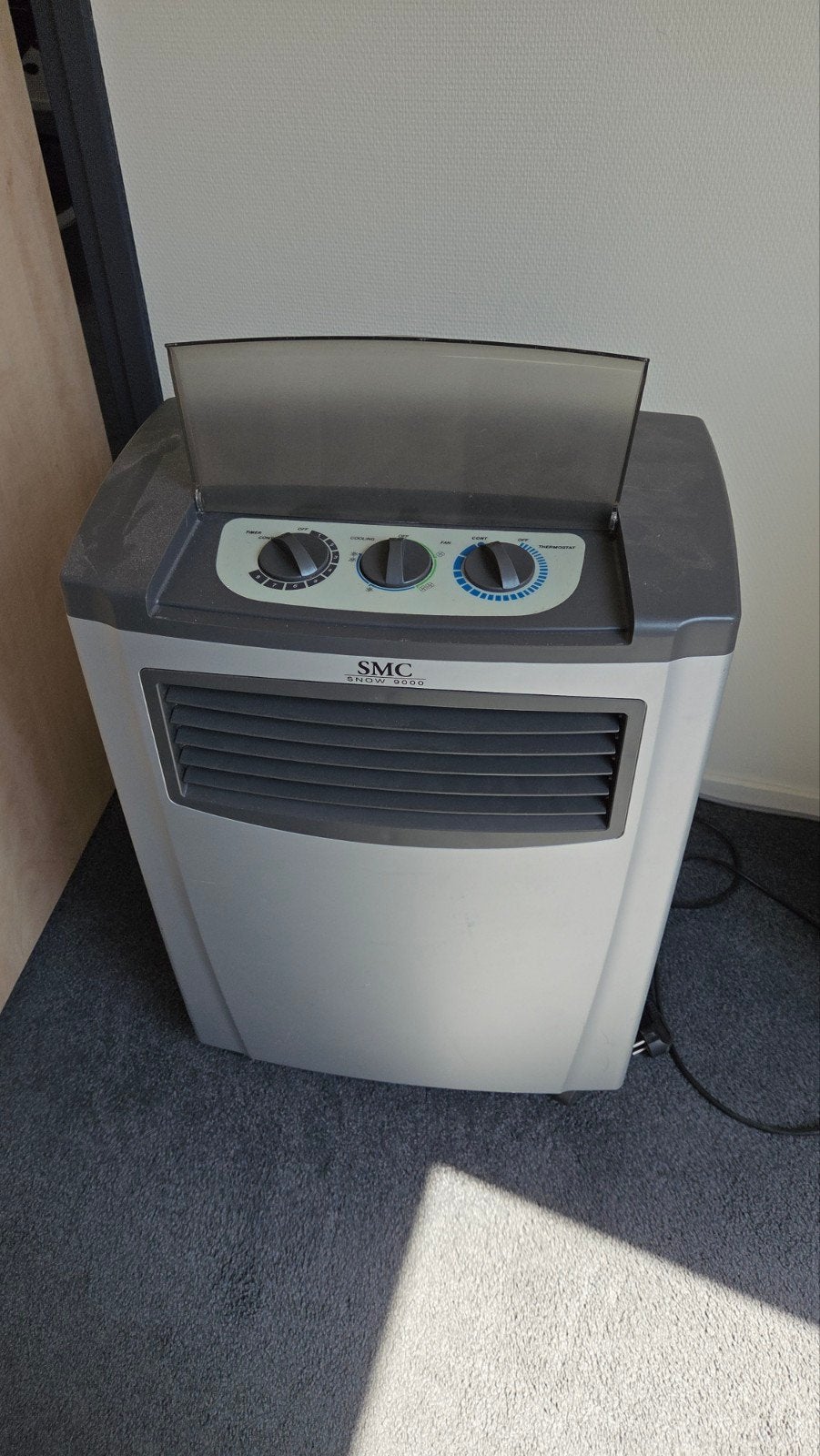 SMC Mobiele Airco SNOW 9000 - Koelen en Ventileren, Witgoed en Apparatuur, Ophalen, Gebruikt, Minder dan 60 m³, Timer
