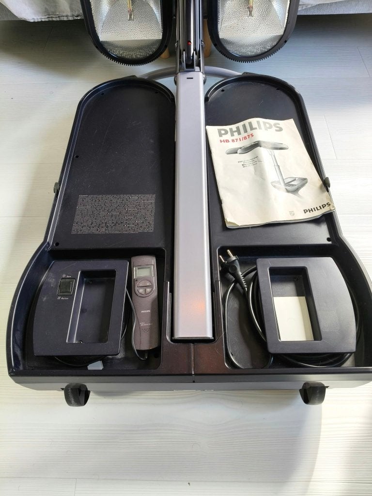 Philips Sun & Relaxmobile HB 875 (inklapbaar/verrijdbaar), Ophalen, Gebruikt, Zonnebank enkelzijdig, Minder dan 10 lampen