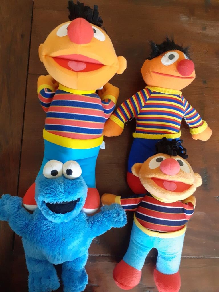 Sesamstraat poppen, Ophalen of Verzenden, Zo goed als nieuw, Pop