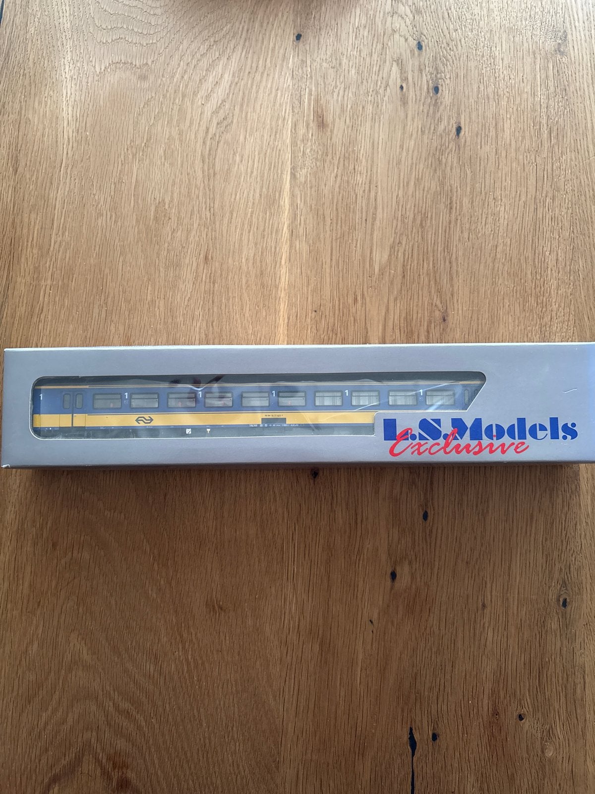 L.S. Models ICR rijtuig A10 binnenland werk. Blauw/geel, Gelijkstroom of Wisselstroom, NS, Ophalen, Overige merken