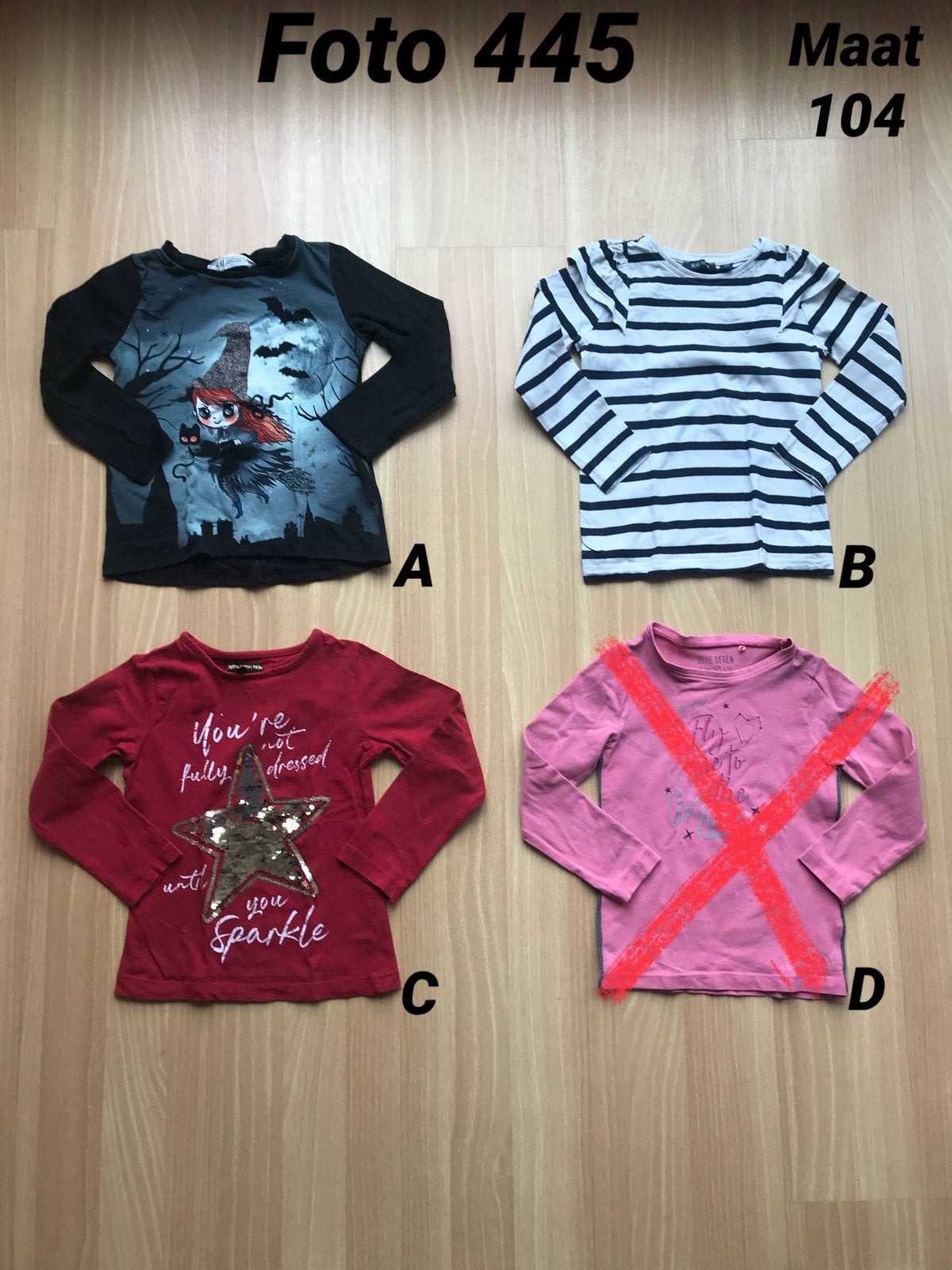 Longsleeve meisje maat 104 zgan *foto 445*, Kinderen en Baby's, Kinderkleding | Maat 104, Ophalen of Verzenden, Zo goed als nieuw