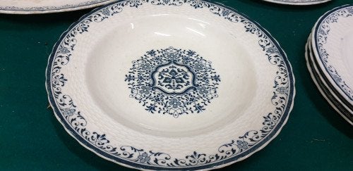 servies minton moustiers, Ophalen of Verzenden, 'T Olde Gre-j, Info@toldegrej.nl, Endepoelstraat 20f Didam
