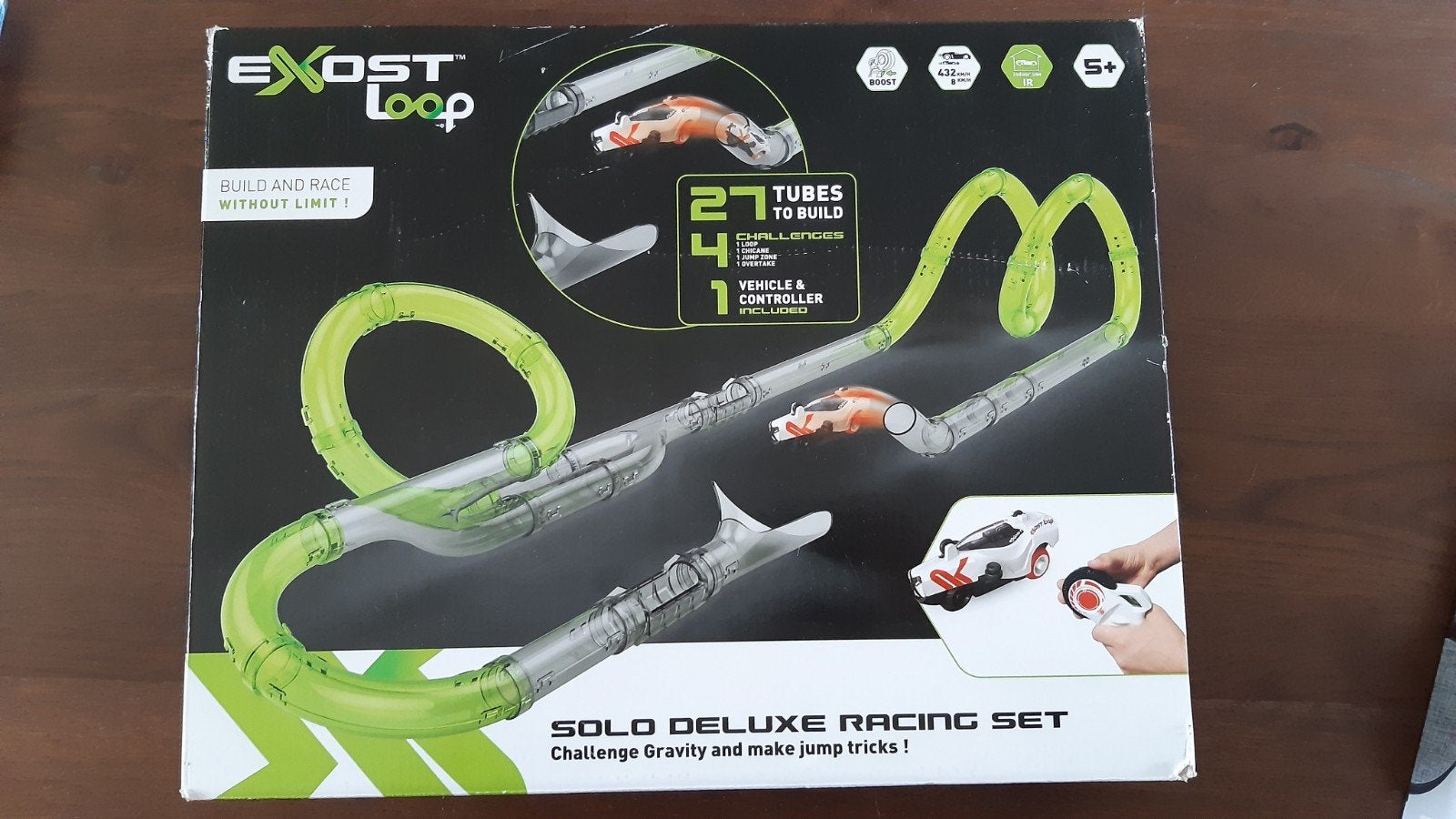 Exost Loop Auto Racebaan - Compleet met looping, Overige merken, Racebaan, Zelf te bouwen, Ophalen of Verzenden