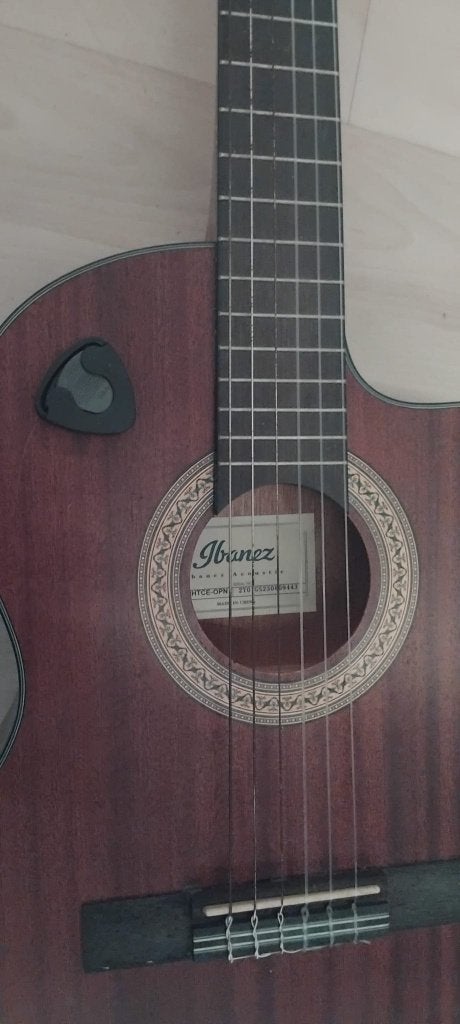 Klassieke semi-akoestische gitaar incl koffer, Ophalen, Gebruikt, Klassieke of Spaanse gitaar, Met koffer