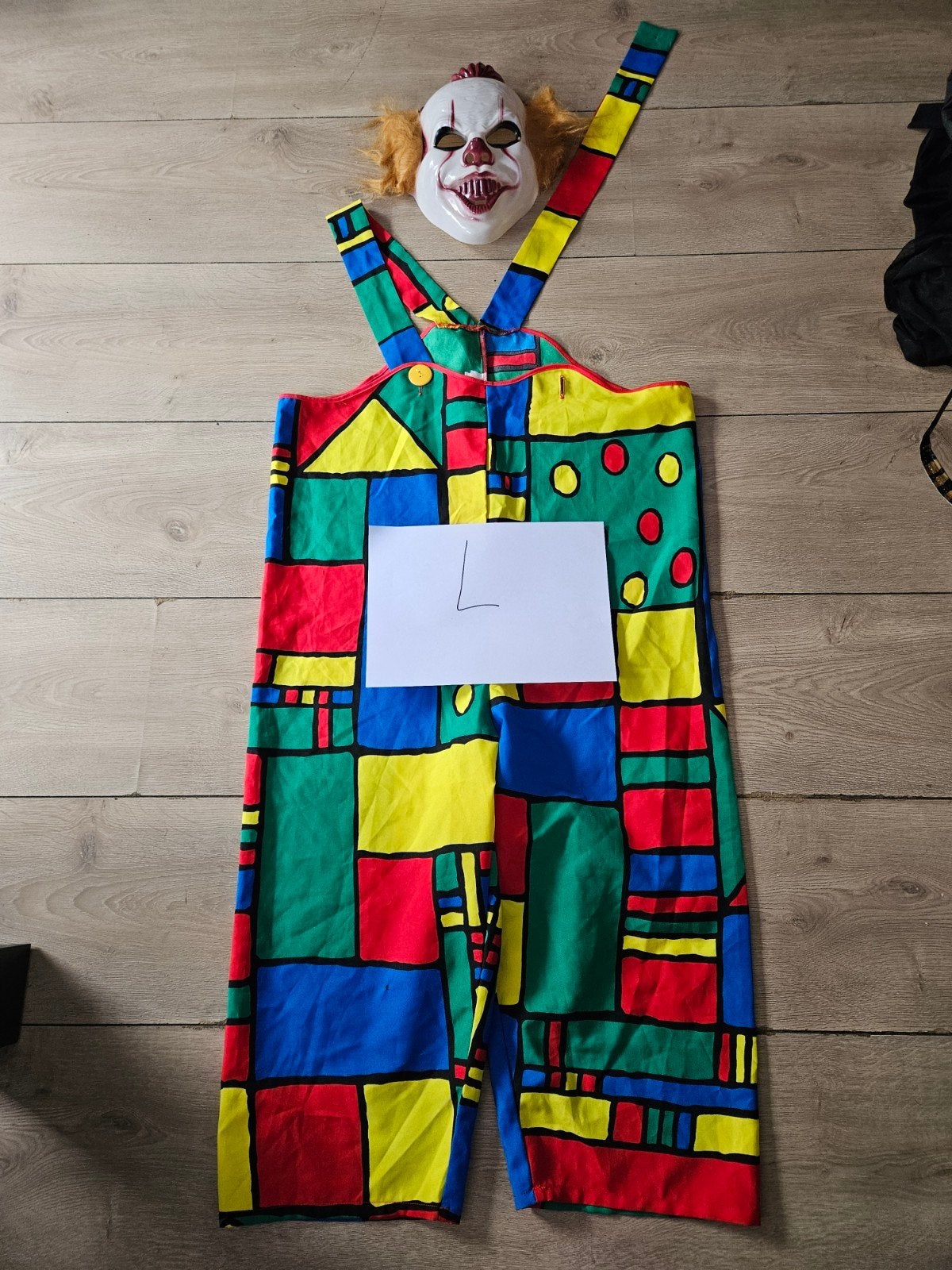 halloween clown, Ophalen of Verzenden, Maat 56/58 (XL), Halloween