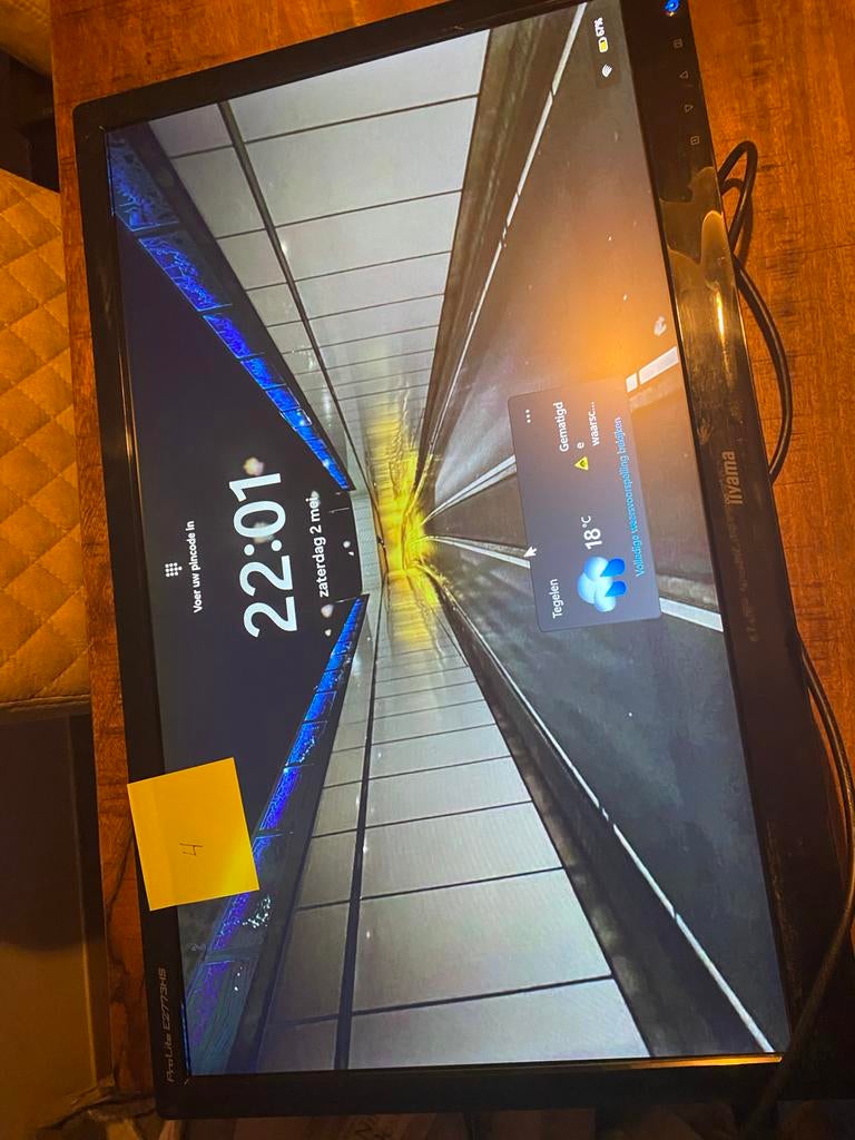 4x iiyama ProLite E2773HS 27 inch monitoren met stroomkabel, Computers en Software, Monitoren, Ophalen of Verzenden, Gebruikt