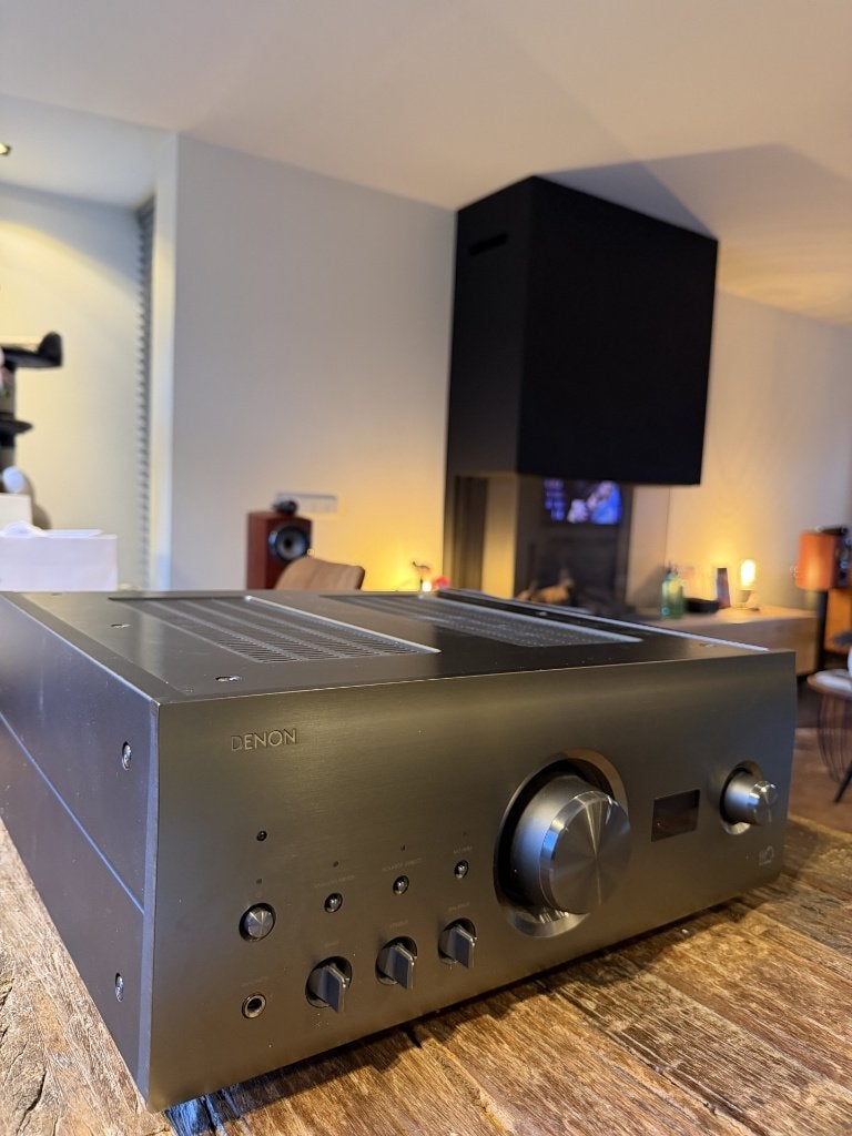 Denon PMA-A110 Limited Anniversary Edition, Ophalen, Zo goed als nieuw, 120 watt of meer, Denon