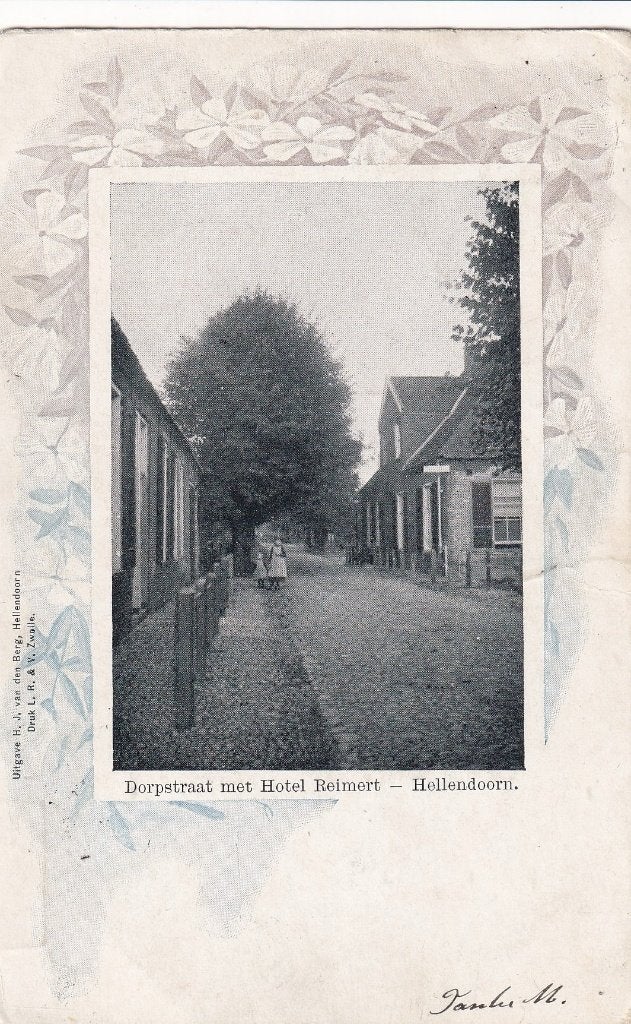 Hellendoorn, Hotel, 1905., Verzenden, Voor 1920, Gelopen, Overijssel