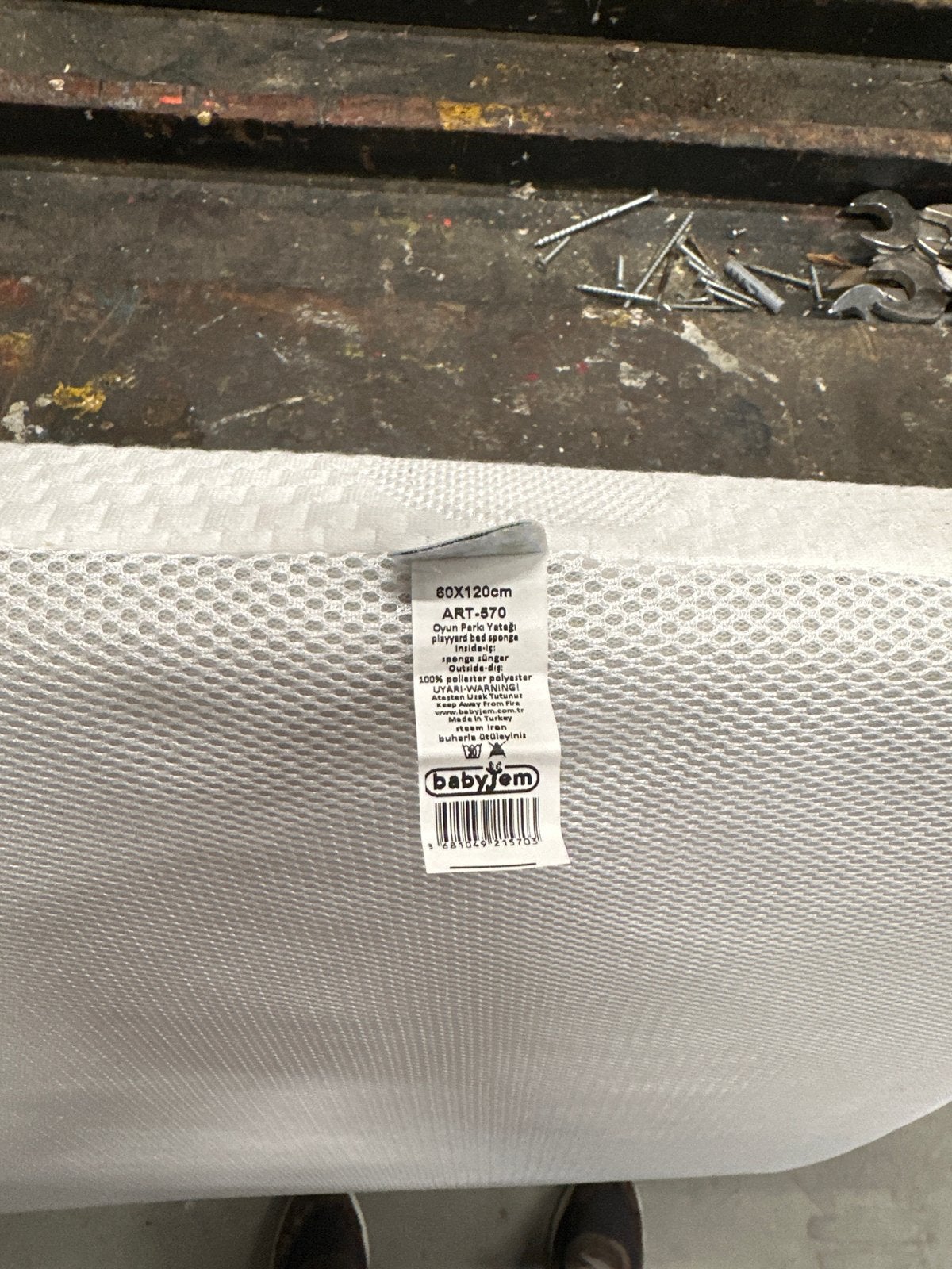 Babyjem matras 80x120 cm, Nieuw, Ophalen of Verzenden, Matras, Overige maten